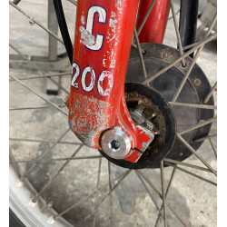 Eje delantero aluminio Fantic 200